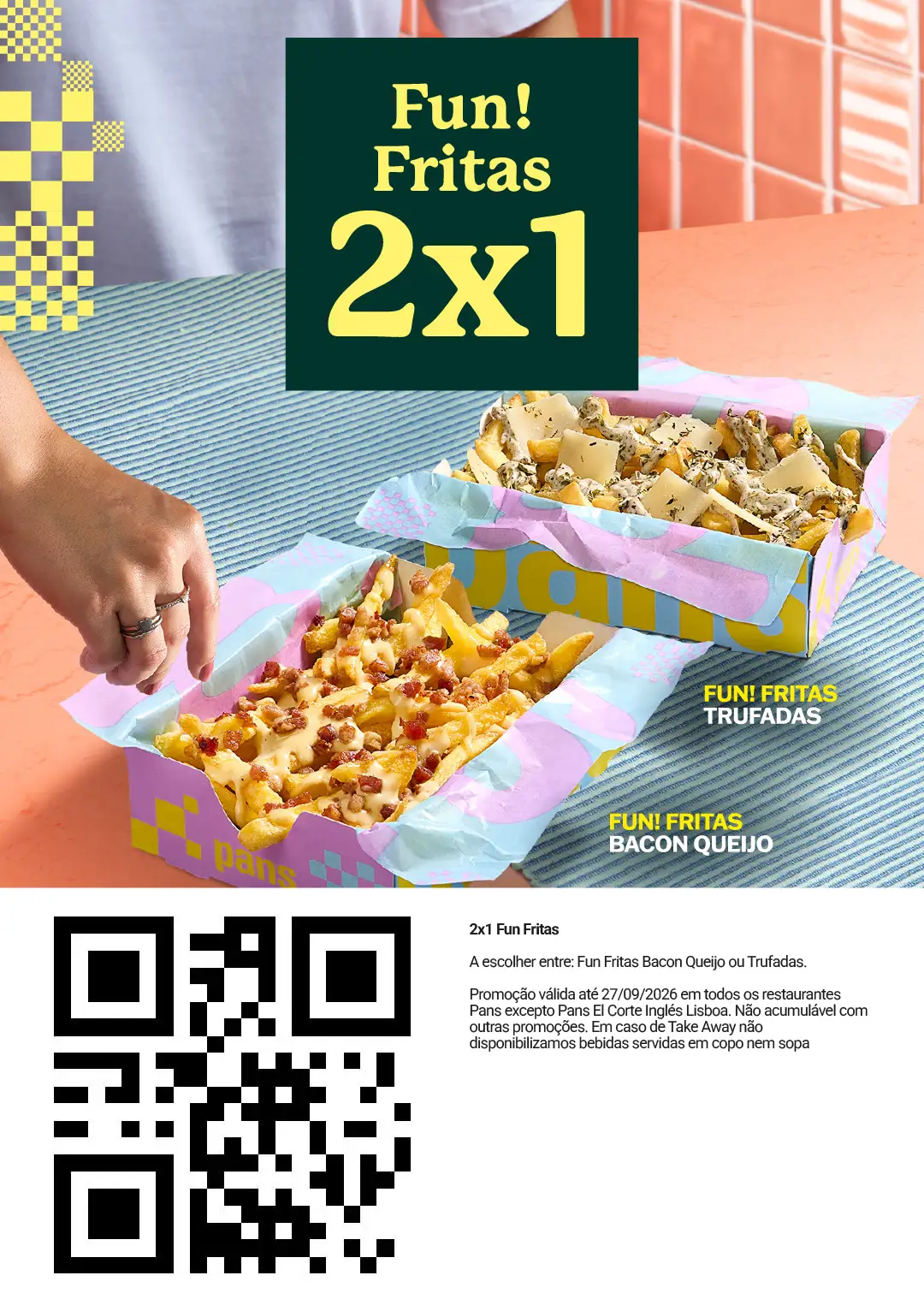 Cupão 2x1 Fun Fritas