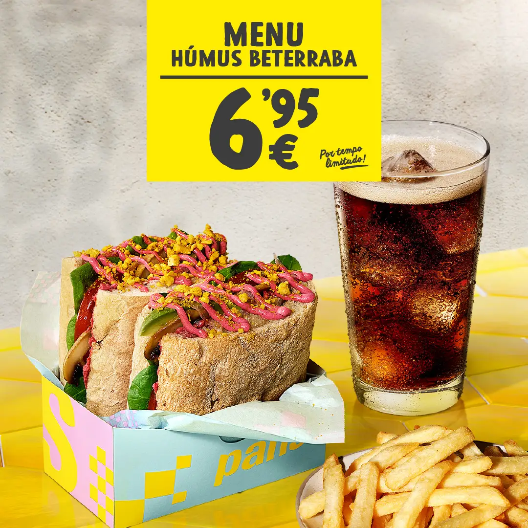 Cupão Menu Humus Beterraba Pans