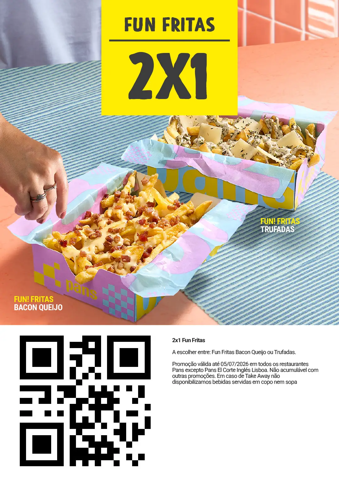Cupão 2x1 Fun Fritas