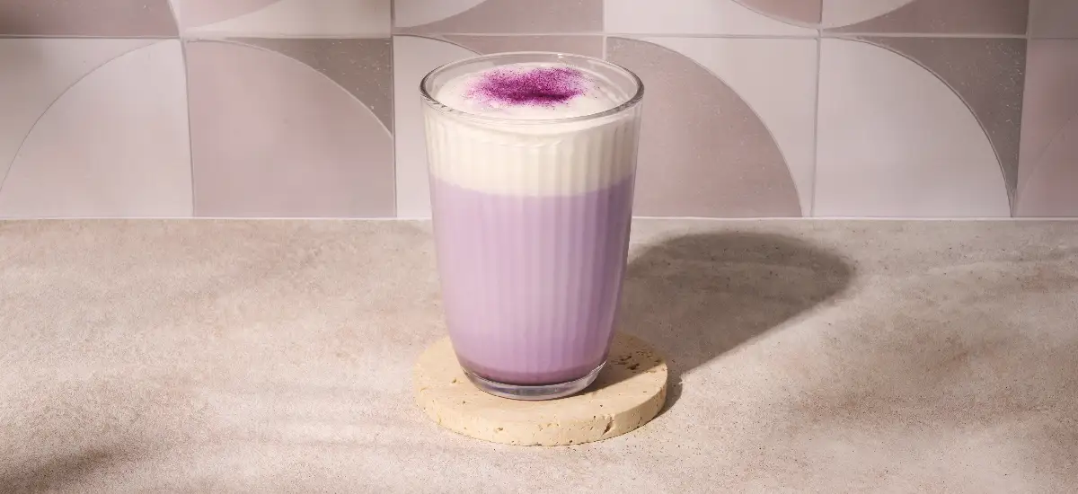 Ube Baunilha Latte