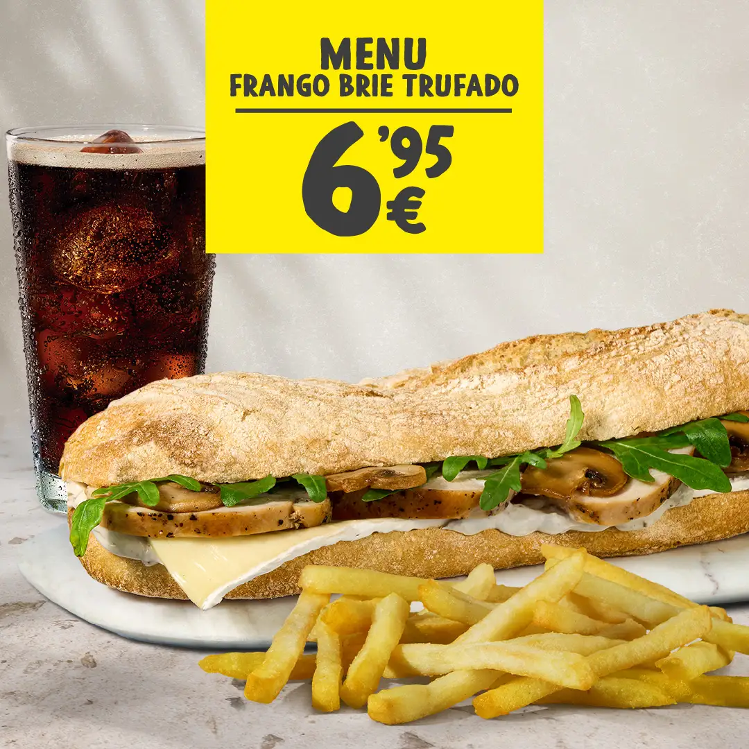 Cupão Menu Frango Brie Trufado Pans